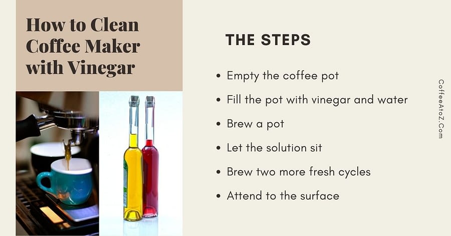 How to Clean Coffee Maker With or Without Vinegar